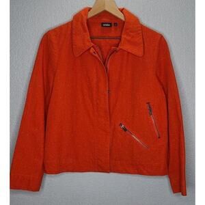 Kate Spade Saturday Blazer Orange Sz M